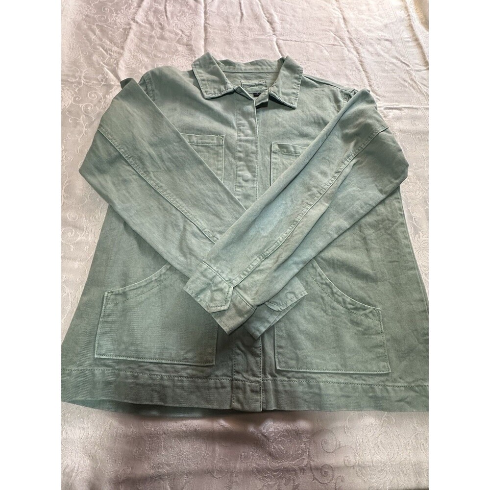 Universal Thread Sage Green Denim Utility Jean Jacket Size M
